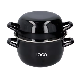 Whole Sale Enamel on Steel <strong>Mussel</strong> <strong>Pot</strong> Custom Color Kitchen Cookware <strong>Mussel</strong> <strong>Pot</strong> Sea Food Cooking <strong>Pot</strong> - Product Image 3