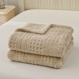 Poland Stock KINGWOOD Luxury Sherpa <b>Throw</b> Blanket <b>for</b> Sofa <b>Bed</b> Super Soft Plush Warm Blanket EU Dropshipping - Product Image 5