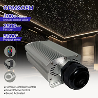 Moteur d'éclairage à fibre optique 36W pour plafond de voiture, 16 couleurs, contrôlable par application et son, intensité variable, alimentation stable