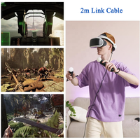 Câble de liaison VR USB 3.0 vers Type C à charge rapide pour transfert de données de casque de jeu Oculus Quest 2 PC