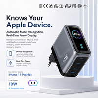 Chargeur GaN KYT 140W 140 Watts avec affichage numérique, adaptateur de voyage du fabricant