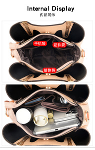 Luxury Women PU Leather Handbags Ladies Large Tote Bag Female <b>Square</b> Shoulder Bags Bolsas Femininas New Fashion Crossbody Bags - Product Image 6