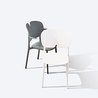 이탈리아 디자인 플라스틱 모던 예쁜 가구 거실 의자 세트 식당용