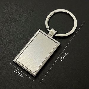 Custom Logo <b>Keyring</b> Keychain Sublimation Key Chain <b>Ring</b> Metal Blank Keychain Zinc Alloy Free Customized Promotional Gifts - Product Image 2