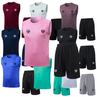 Chalecos de Entrenamiento de Fútbol Personalizados de Alta Calidad, Transpirables, de Secado Rápido, con Estampado por Transferencia de Calor, 100% Poliéster, con Bolsillos para Hombre