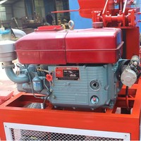 Machine à briques semi-automatique hydraulique mobile WT1-20, équipement de fabrication de blocs de terre sans palette, alimenté au diesel