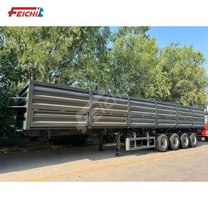 Semi-<span class=keywords><strong>remorque</strong></span> à 4 essieux avec suspension pneumatique complète et basculement latéral à vendre - Excellent rapport qualité-prix - Votre partenaire <span class=keywords><strong>de</strong></span> haute qualité - Product Image 3