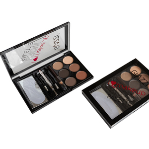 Ensemble de poudre à sourcils 6 couleurs Cosmétiques de maquillage Vente en gros directe d'usine - Product Image 1