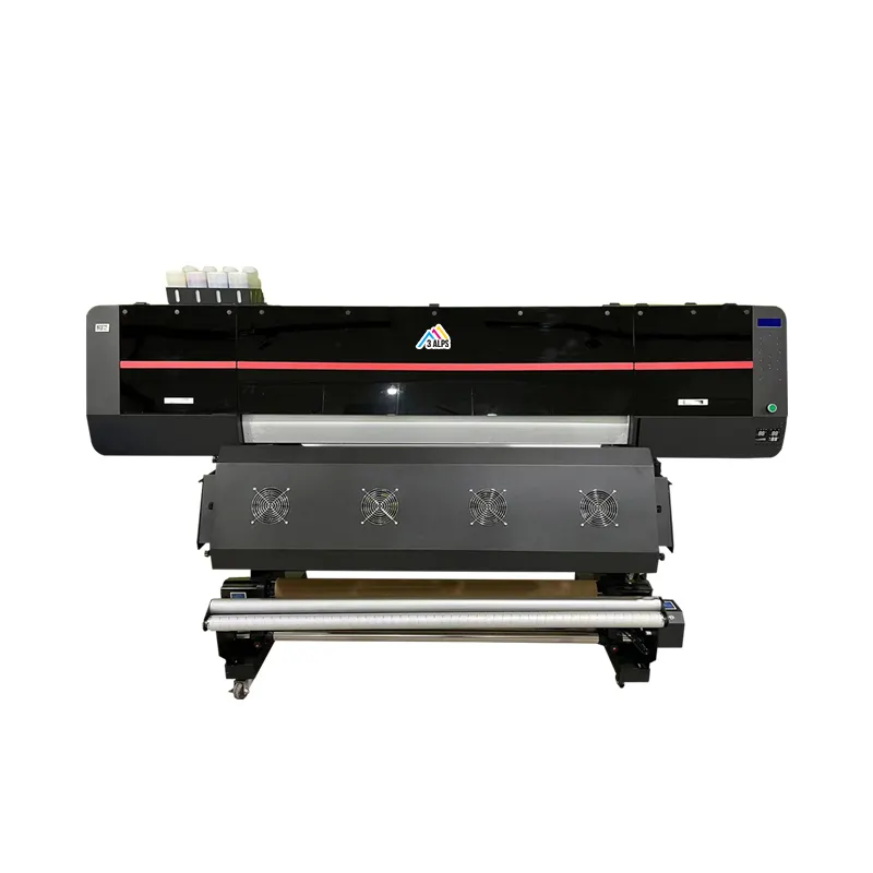 Impressora eco-solvente 3ALPS de grande formato - 1.3m de alta precisão e 8 cores de qualidade fotográfica para sinalização e gráficos