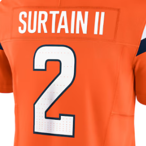 Özel takım forması dikişli amerikan futbolu Jersey 10 Bo Nix <span class=keywords><strong>2</strong></span> Patrick II 14 Courtland Sutton 7 John Elway 33 Williams - Product Image 6