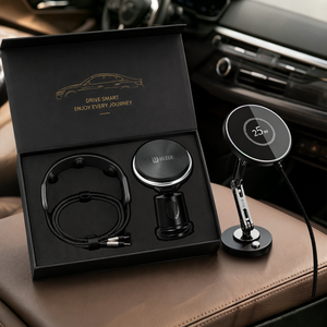 Colección de Accesorios Esenciales para Auto de Lujo, Set de Regalo con Soporte para Teléfono, Caja para Pañuelos, Portavasos, Posavasos, Llavero y Accesorios Decorativos - Product Image 4