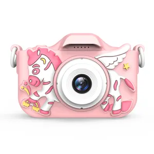 Cute Blue Horse Camera fotocamera giocattolo economica fotocamera per bambini 2 pollici