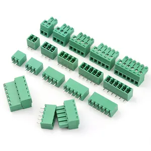 3.81mm Pitch pluggable Terminal Block 2-16pin male female 15EDG 3.81 Plug-In receptacle Pcb Terminal Block Connector