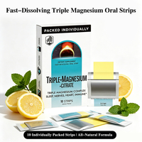 Bandelettes de glycinate de magnésium à dissolution rapide et portable pour le sommeil et le soulagement du stress – Fabrication OEM, vente en gros, dissolution instantanée