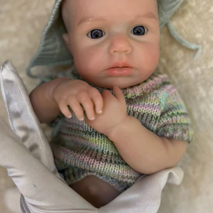 Muñecas Bebé Reborn Realistas - Muñeca Bebé <span class=keywords><strong>de</strong></span> 13 Pulgadas Hecha a Mano con Cuerpo Suave <span class=keywords><strong>de</strong></span> Tela y Silicona, con Juguete y Caja <span class=keywords><strong>de</strong></span> Regalo - Product Image 2