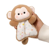 Pouf en peluche personnalisé en forme de singe de dessin animé, mignon, anti-stress, pour la détente, en position couchée