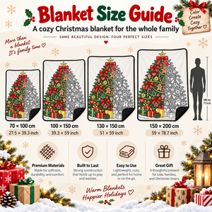 Couverture en flanelle douce à colorier pour arbre de Noël DIY avec 24 marqueurs de couleur pour la décoration familiale des fêtes - Product Image 5