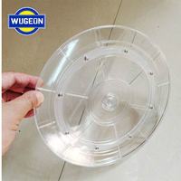 Вращающаяся подставка Wugeon OEM из прозрачного акрила, сверхпрочная, с долговечными подшипниками, модель Wugeon-tool, Китай, Чжэцзян