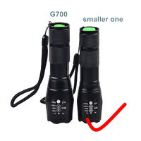 Lampe torche tactique en alliage d'aluminium LED zoomable TMWT XML-T6, étanche IP68, pour les urgences, le camping, la chasse en plein air, le camping