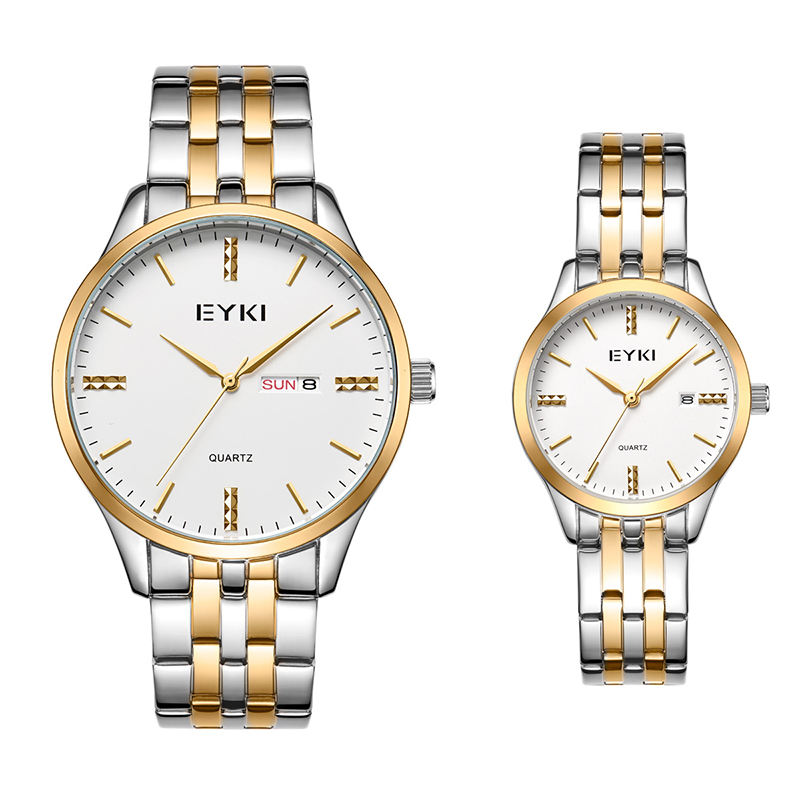 Eyki Japan Movement Trendy Men Watches Fashion Man Quartz Watch Couple Wrist Watches 