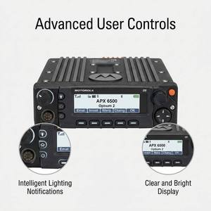 Radio Móvil Motorola APX6500 P25 Fase 2 Original, WiFi SmartConnect, UHF VHF 700/800MHz, GPS, AES-256, Radio para Vehículo, Estación Base - Product Image 4