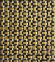 Panneau en maille d'acier inoxydable tissé 3D plat, design moderne, anti-ternissement, robuste, écran décoratif en métal, séparateurs de pièce modernes