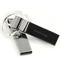 Flashdisk Mini USB Metal Kecepatan Tinggi Grosir 8GB 16GB 32GB 64GB 128GB Logo Custom USB 2.0 3.0 Memory Stick