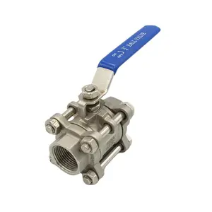 Stainless Steel 3pc Ball Valve SS201 /SS304/SS316