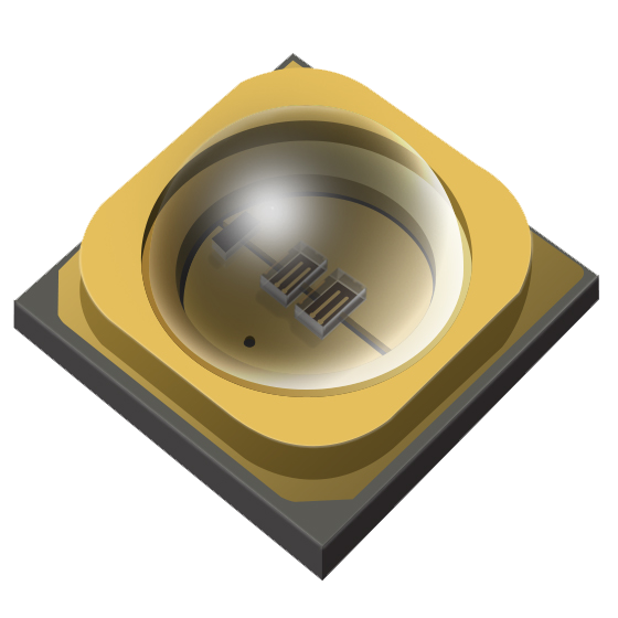 HeaChips 39AC LED Chip UV LED Purification 3939 Focus in 255-280nm Spectrum UVC 0.6W 60 Viewing Angle AlN ROHS/REACH Certified