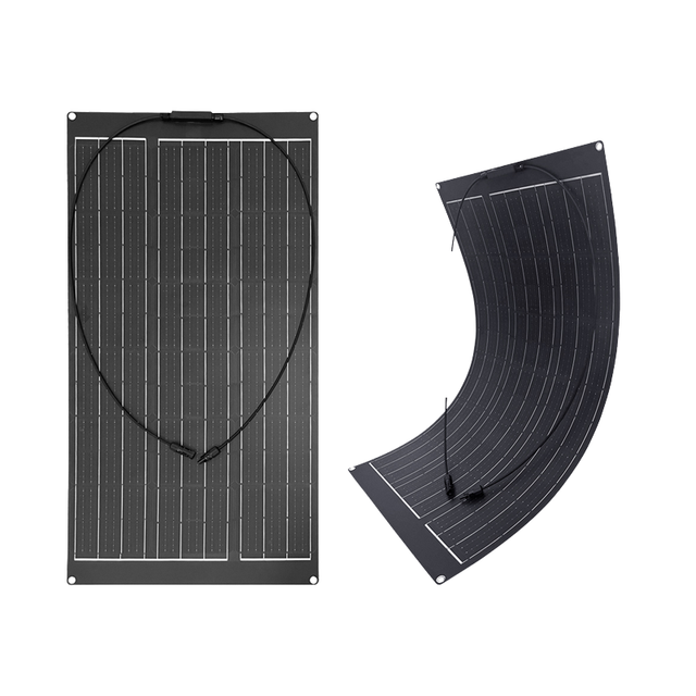 100W 150W 200W Flexible Solar Panel 12V 24V Monocrystalline Semi Paneles Solares Flexibles RV Boat Yacht Marine Waterproof