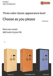 Coffre-fort domestique à déverrouillage tactile avec cryptage multicouche - <span class=keywords><strong>Armoire</strong></span> de sécurité intelligente brevetée - Product Image 5