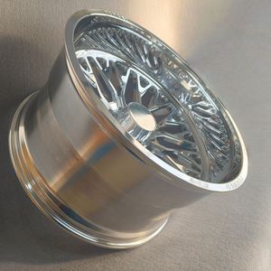 Rines Forjados Deep Dish de <span class=keywords><strong>1</strong></span> Pieza, 22, 24, <span class=keywords><strong>26</strong></span>, 28 Pulgadas, 8x170, 8x180, Cromados, para Autos de Pasajeros - Product Image 3