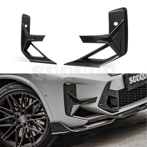 SOOQOO F97 LCI F98 LCI Aération latérale avant en fibre de carbone préimprégnée pour BMW X3M X4M 2021+ - Product Image 1