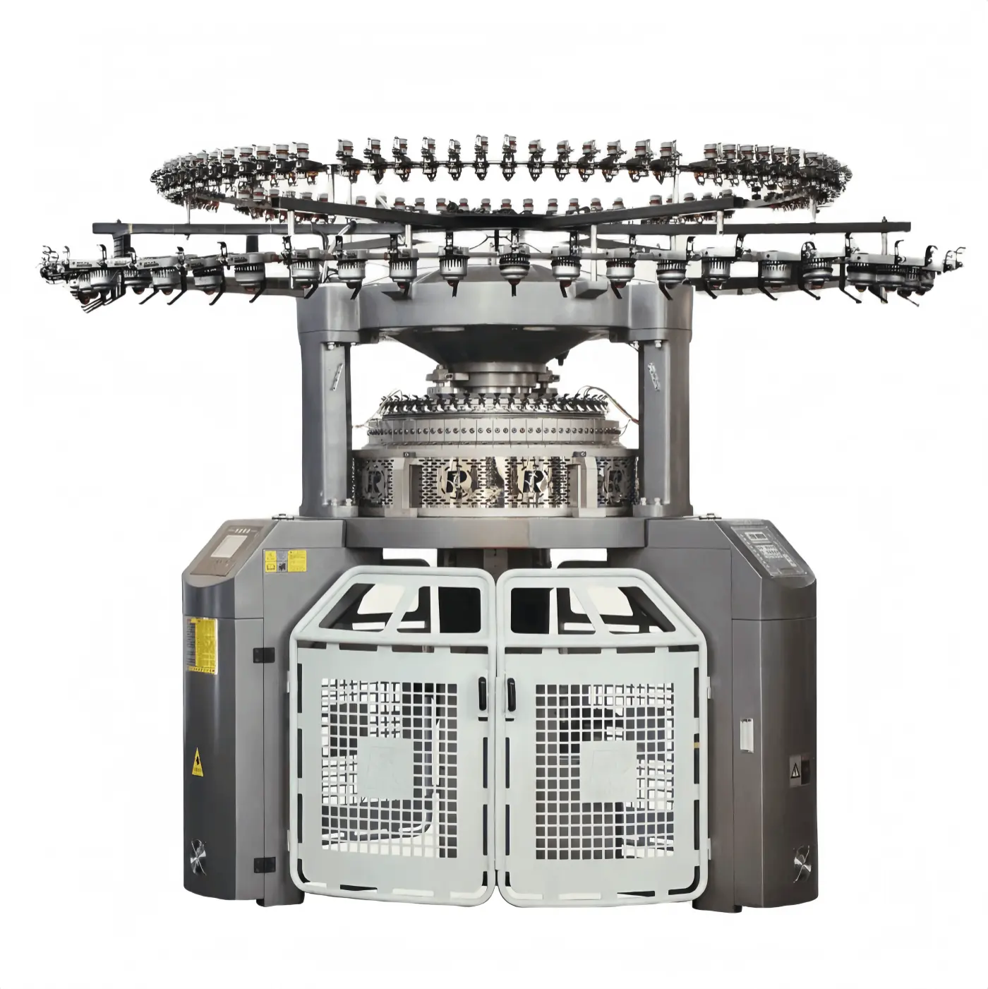 ماكينة حياكة جاكار مُحوسبة مزدوجة الأوجه بسعر منخفض من مصنع HuanS، ماكينة حياكة أقمشة للملابس