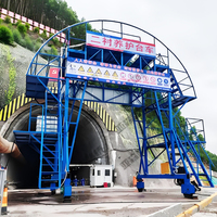 Chariot d'entretien à pulvérisation automatique GaoFei de fabrication chinoise, système hydraulique importé, acier Q235, pour machines de construction de tunnels
