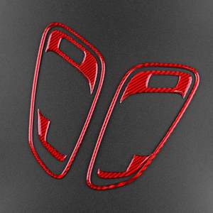 Garniture intérieure d'autocollant de cadre de poignée de porte de voiture en Fiber de carbone pour Chevrolet Colorado GMC <span class=keywords><strong>Canyon</strong></span> 2015-2020 nouvelle modification créative - Product Image 6