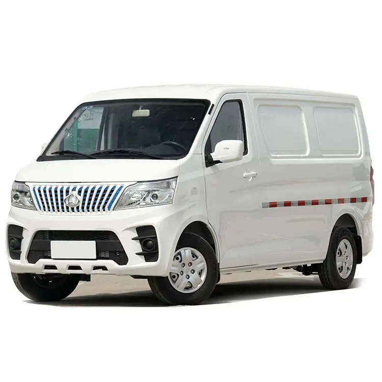 CHANGAN Ruixing EM60 2022 Pure Electric Van Transporter porte latérale à dessus plat 2 sièges 70kw EV fourgonnettes à usage familial