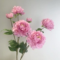 Hochwertige Handgefertigte Elegante Realistische Künstliche Pfingstrosen-Seidenblumen für Wohnzimmer-Dekoration, Hochzeiten und Valentinstag