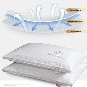 Oreillers de lit en coton super doux de classe A <span class=keywords><strong>anti</strong></span>-acariens antibactériens non collants non dégradables en dentelle pour mère - Product Image 5