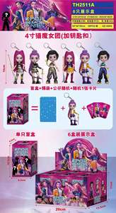 Figura de Vinilo de PVC de Lumimi Zoe, Muñeca Sorpresa de Demon Slayer: <span class=keywords><strong>Kimetsu</strong></span> <span class=keywords><strong>No</strong></span> <span class=keywords><strong>Yaiba</strong></span>, Grupo de Chicas Cazadoras de Demonios de K-POP, Juguete de Peluche - Product Image 2