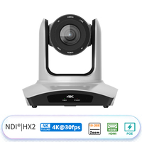 Caméras de conférence PTZ NDI 4K avec suivi IA pour diffusion en direct et visioconférence audio/vidéo, compatibles Vmix