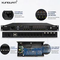 DSP4080 DriveRack avec FIR/WIFI/DSP, fréquence d'échantillonnage 96KHz-192KHz, processeur numérique 4 entrées 8 sorties pour système de contrôle de haut-parleurs