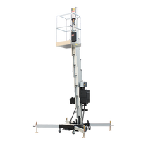 Chariot élévateur portable en aluminium à double mât Vente en gros