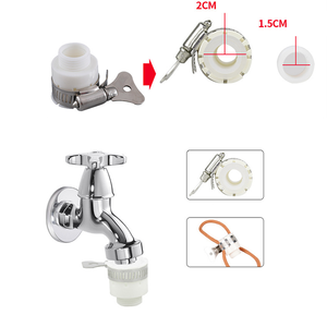 Conectores de manguera de agua de fabricación China, adaptador de grifo Universal, conectores rápidos - Product Image 2