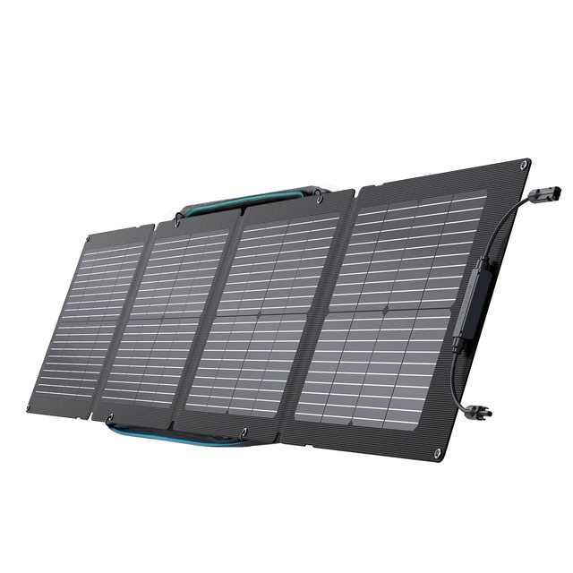 Ecoflow 110w Portable Solar Panel, Foldable With Carry , High 23% Efficiency, Ip68 Water & Dustproof Design for Camping, Rvs