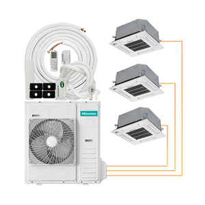 Aire Acondicionado Central Hisense, Sistema Multi-Split de 3 Zonas, Control Inteligente, Frecuencia Variable, 18000-42000 BTU, Enfriamiento Exterior - Product Image 1
