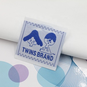 Etiquetas Tejidas Personalizadas Ecológicas, Transpirables, con Logotipo Ovalado de Múltiples Formas, Cortadas con Láser, para Ropa, Bolsas y Zapatos - <span class=keywords><strong>Marca</strong></span> ODM/OEM - Product Image 3