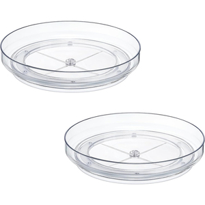 Organizzatori Girevoli Vassoio Lazy Susan Porta Spezie per Armadietto da Cucina, Frigorifero, Bagno, Organizzazione Trucchi per Mobiletto da Toeletta - Product Image 1