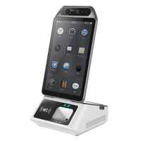 Terminal de point de vente tablette Android 7 avec processeur Hexa Core, machine de paiement par reconnaissance faciale pour restaurant, machine de reconnaissance faciale pour les participants GC116