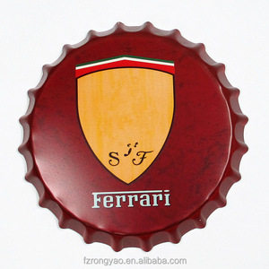 Letrero Metálico <span class=keywords><strong>de</strong></span> Alta Calidad con Diseño <span class=keywords><strong>de</strong></span> Tapa <span class=keywords><strong>de</strong></span> Botella <span class=keywords><strong>de</strong></span> Cerveza, 35 cm <span class=keywords><strong>de</strong></span> Diámetro, Placa Decorativa Vintage Personalizada para Pared, Ideal para Clubes, Bares, Pubs y Hogares - Product Image 5